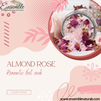 Almond Rose Romance Foot Soak/Bath Salt – 240gms