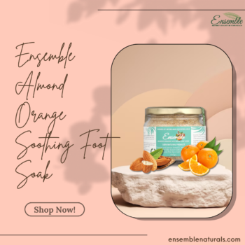 Soothing Almond Orange Foot Soak/Bath Salt – 270gms