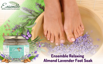 Almond Lavender Relaxing Foot Soak/Bath Salt -270gms