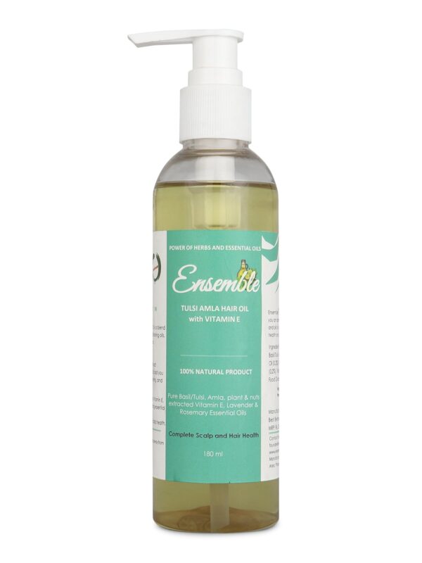 Tulsi Amla Vitamin E Hair Oil - 200ml - Image 9