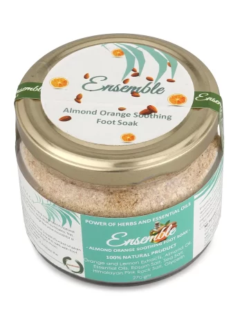 Soothing Almond Orange Foot Soak/Bath Salt – 270gms