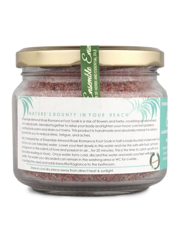 Almond Rose Romance Foot Soak/Bath Salt - 45gms - Image 2