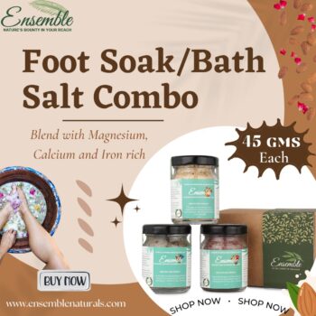 Foot Soak/Bath Salt Combo – 45gms Each