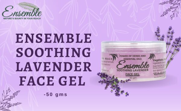 Ensemble Soothing Lavendar Face Gel - 50gms - Image 6