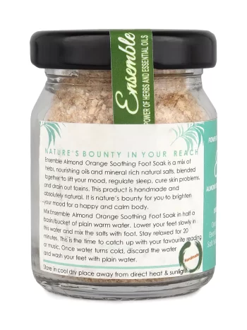 Soothing Almond Orange Foot Soak/Bath Salt – 45gms