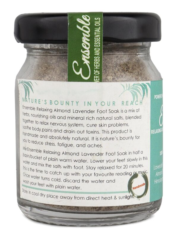 Almond Lavender Relaxing Foot Soak/Bath Salt -45gms - Image 3