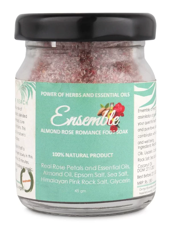 Almond Rose Romance Foot Soak/Bath Salt - 45gms