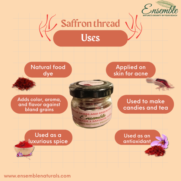 PURE GRADE 1 SAFFRON THREADS, 100% NATURAL PRODUCT - Image 6